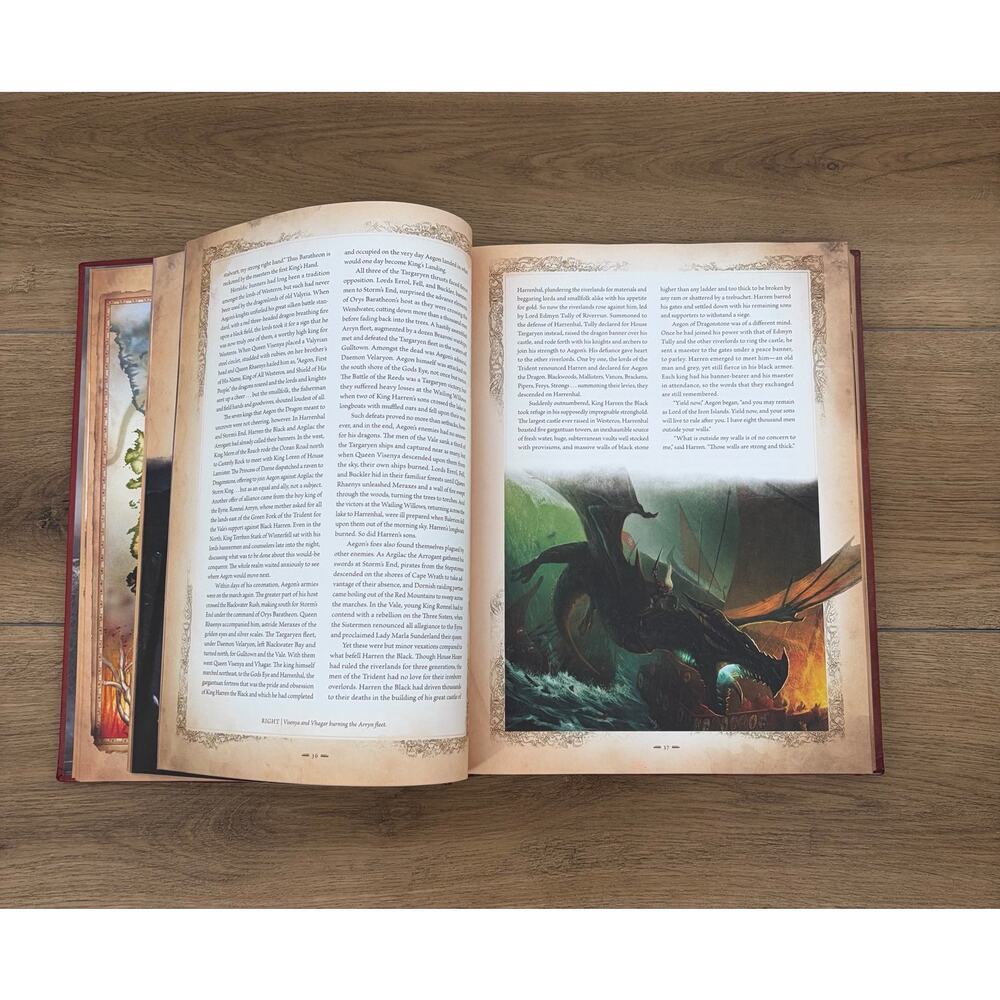 The World of Ice and Fire Hardcover George RR Martin Game of Thrones - Picture 7 of 10
